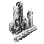 Verschiedene Präzisionswerkzeuge aufgereiht